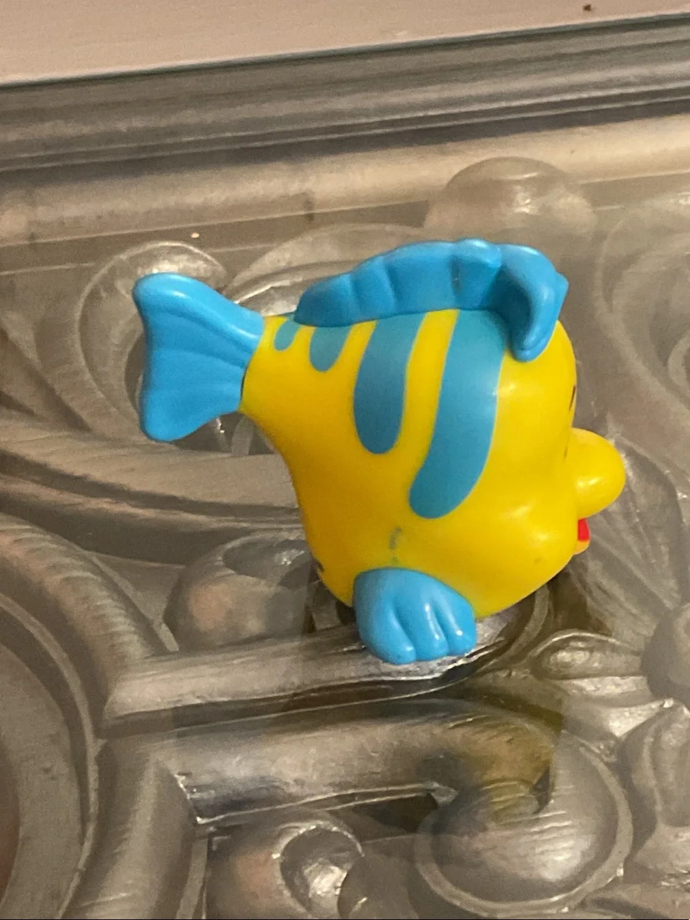 Little People Flounder Little Mermaid Yellow and Blue Fish Play Figure